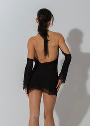 ZADE BLACK MINI DRESS