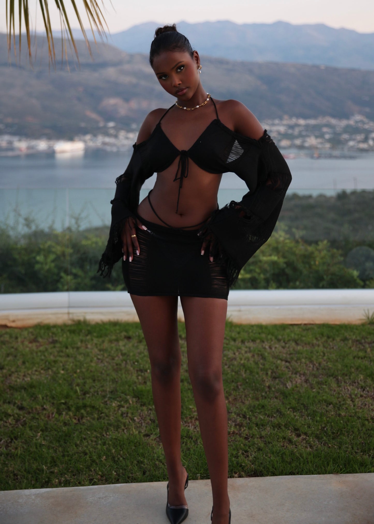 ALIANA - Black Two Piece