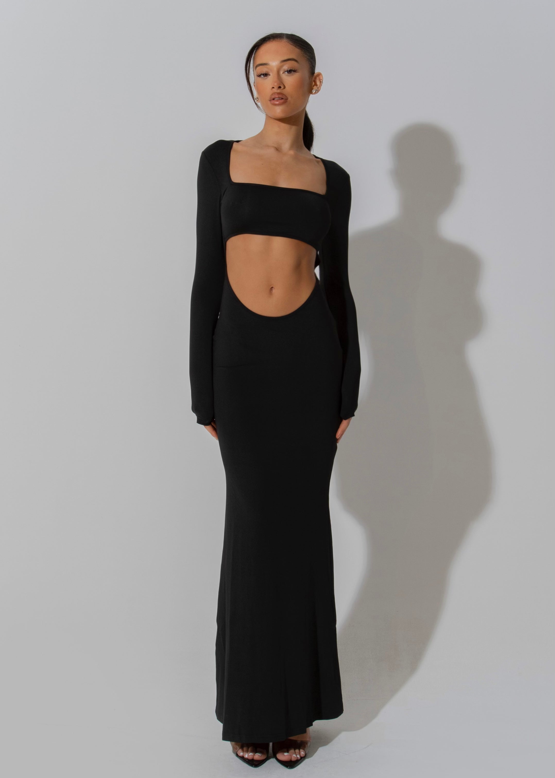 ZARELA BLACK MAXI DRESS
