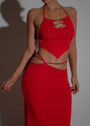 CALISTA - Red Two Piece