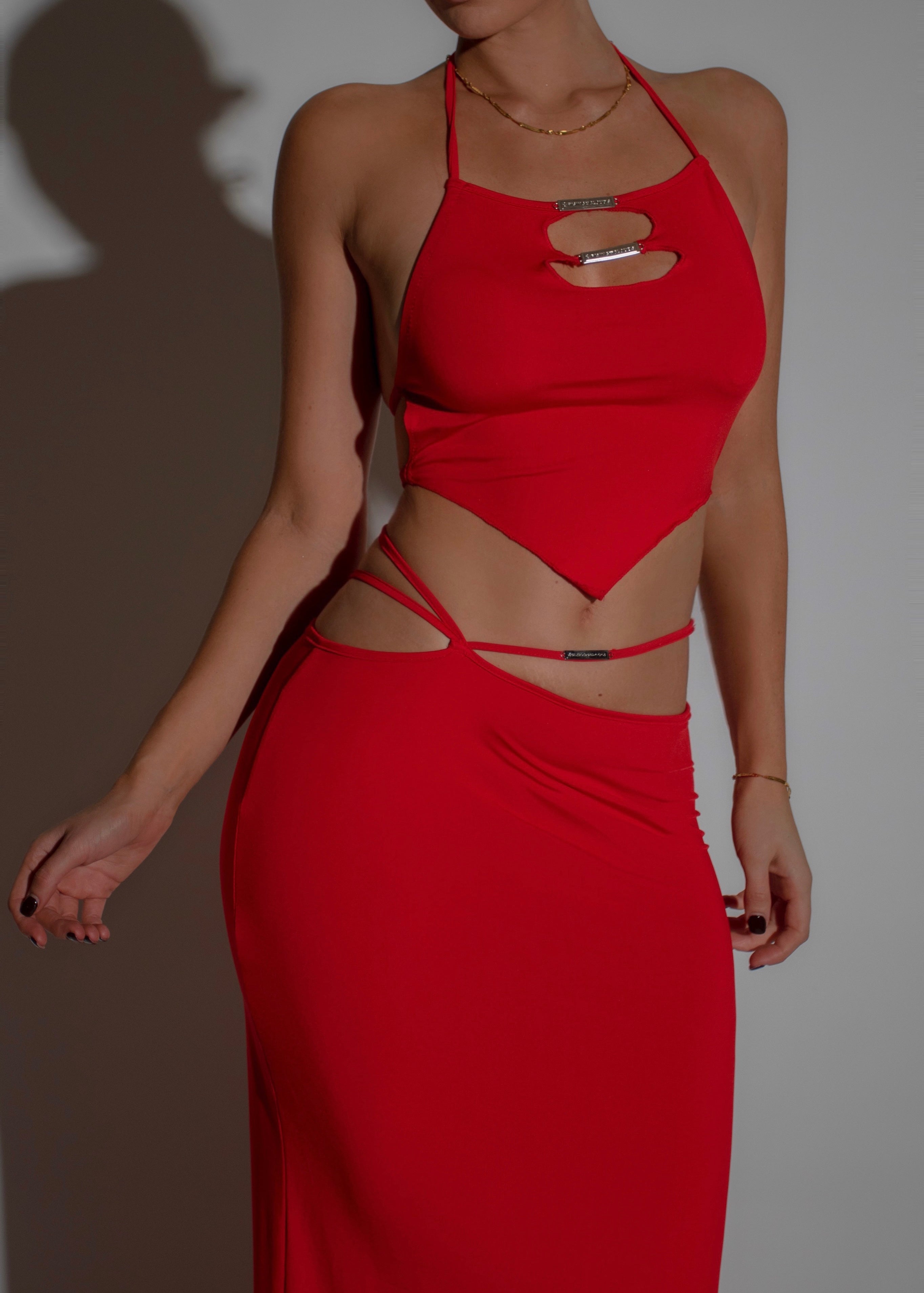 CALISTA - Red Two Piece