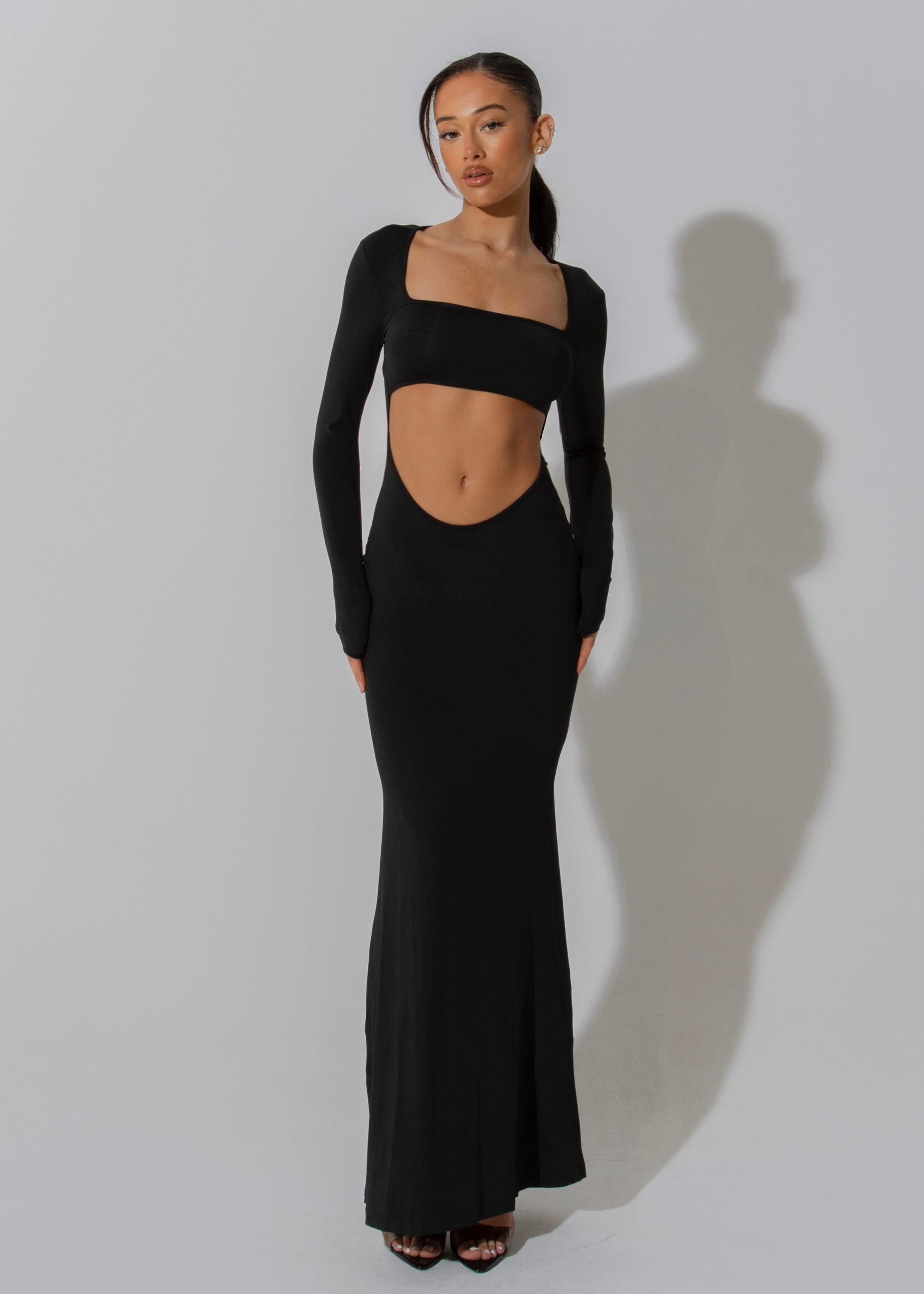 ZARELA BLACK MAXI DRESS