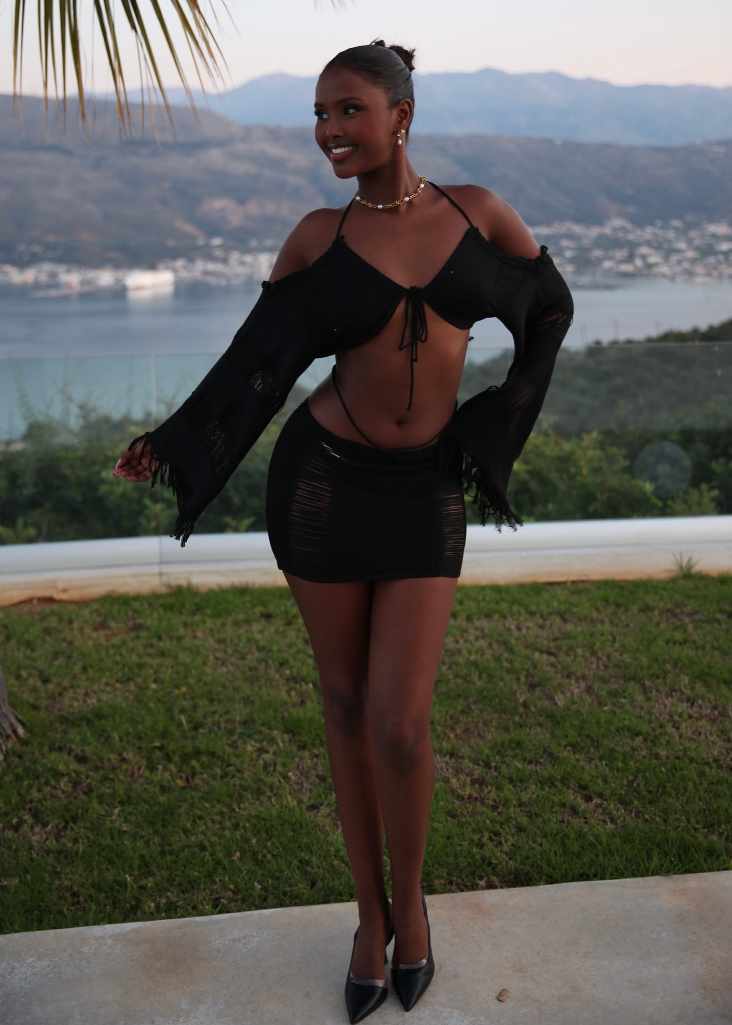 ALIANA - Black Two Piece
