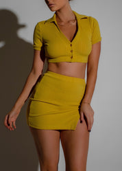 CARLY - Yellow Two Piece