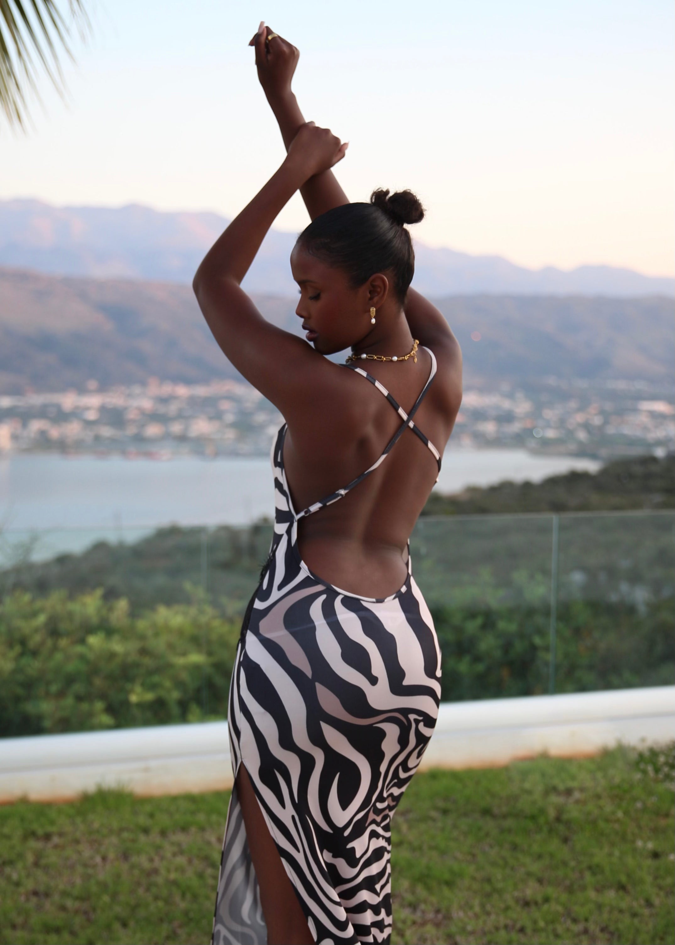 GEE - Zebra Maxi Dress