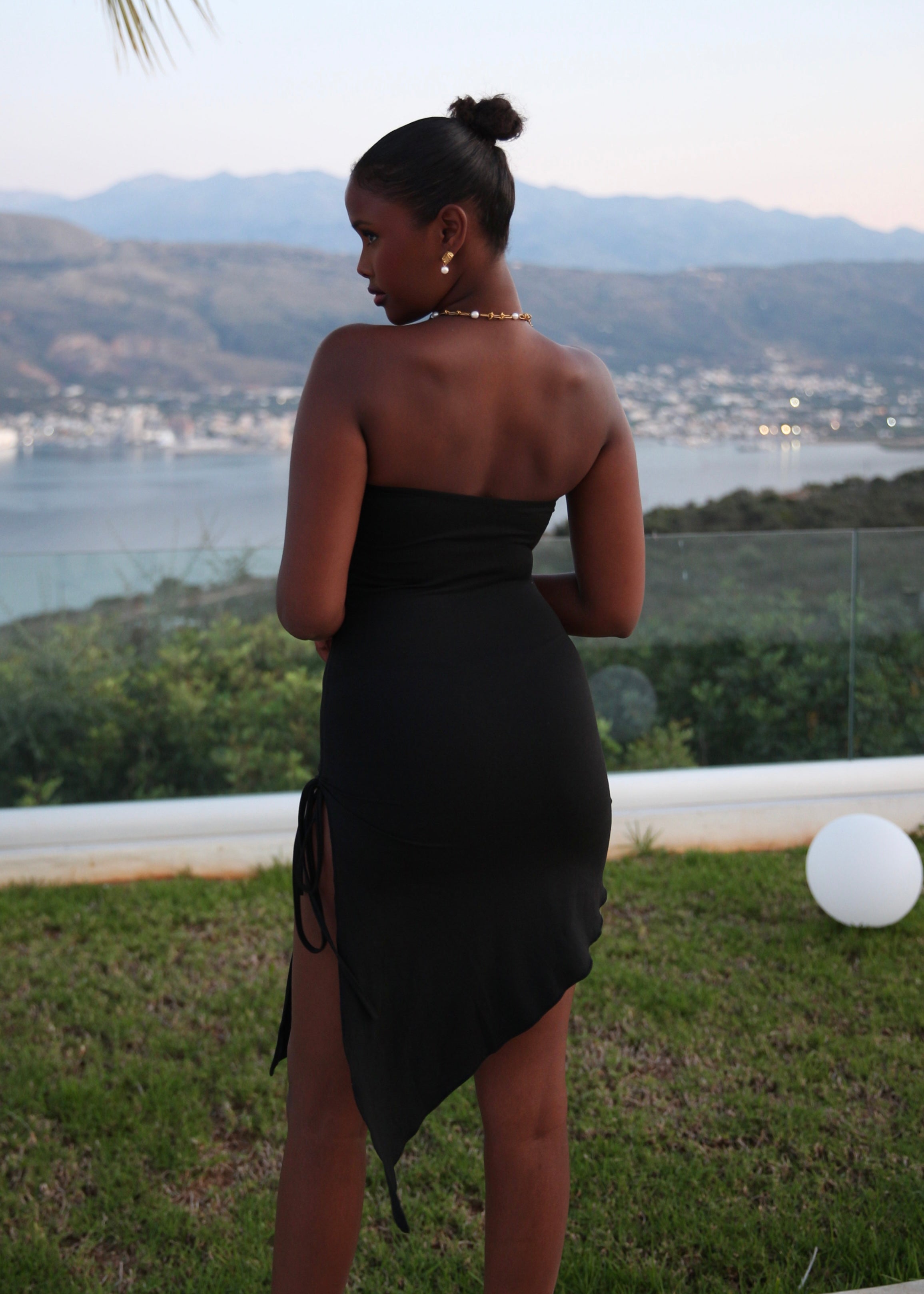 AMELIA - Black Mini Dress