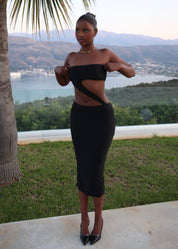 SIBYL - Black Midi Dress