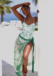 ASHLYN - Green Swimsuit Set