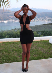 ARABELLA - Black Mini Dress
