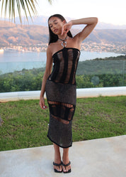 KATYA - Black Maxi Dress