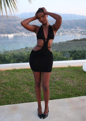 ARABELLA - Black Mini Dress