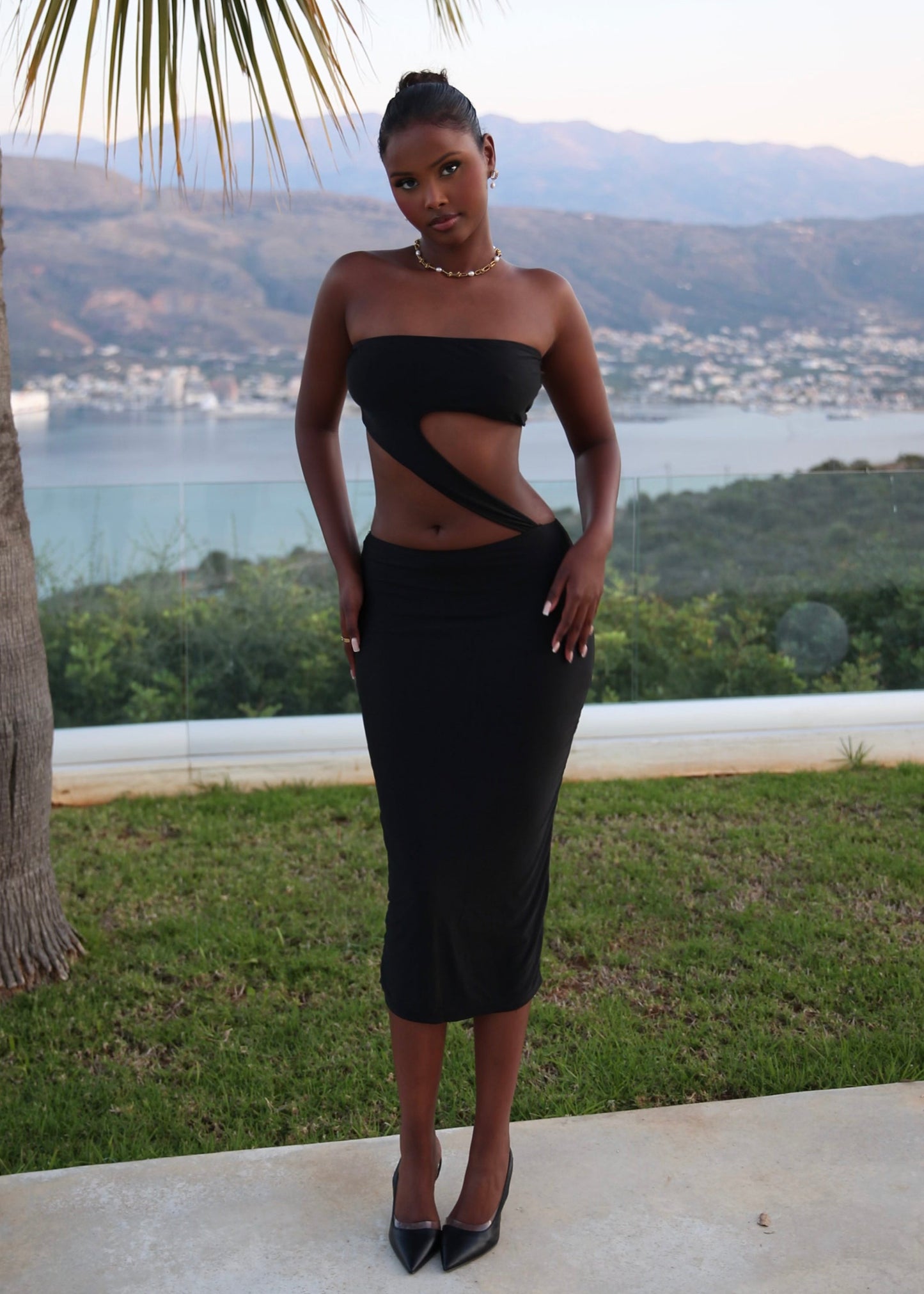 SIBYL - Black Midi Dress