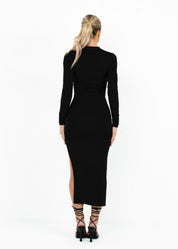 ANGEL - Black Maxi Dress