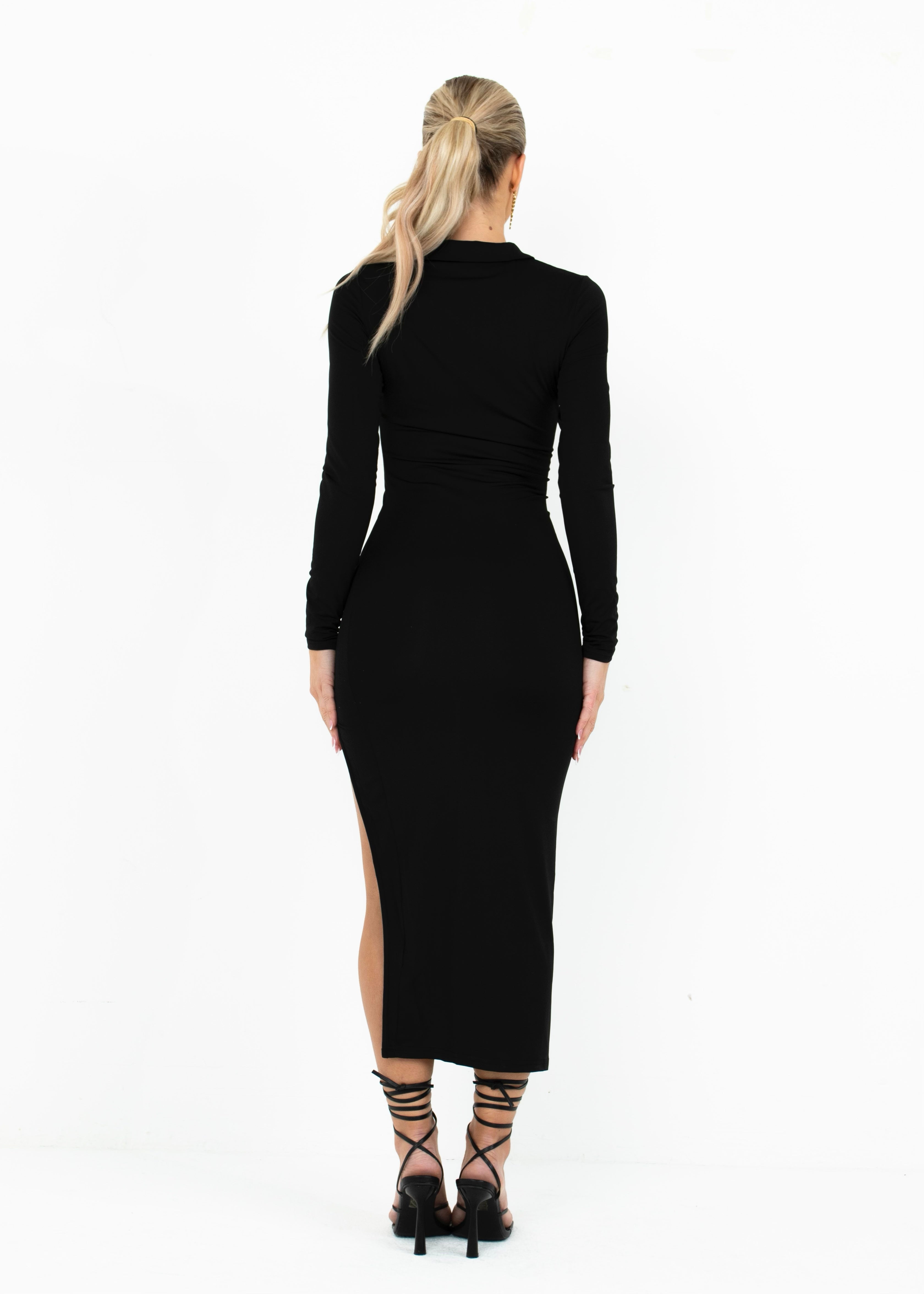 ANGEL - Black Maxi Dress
