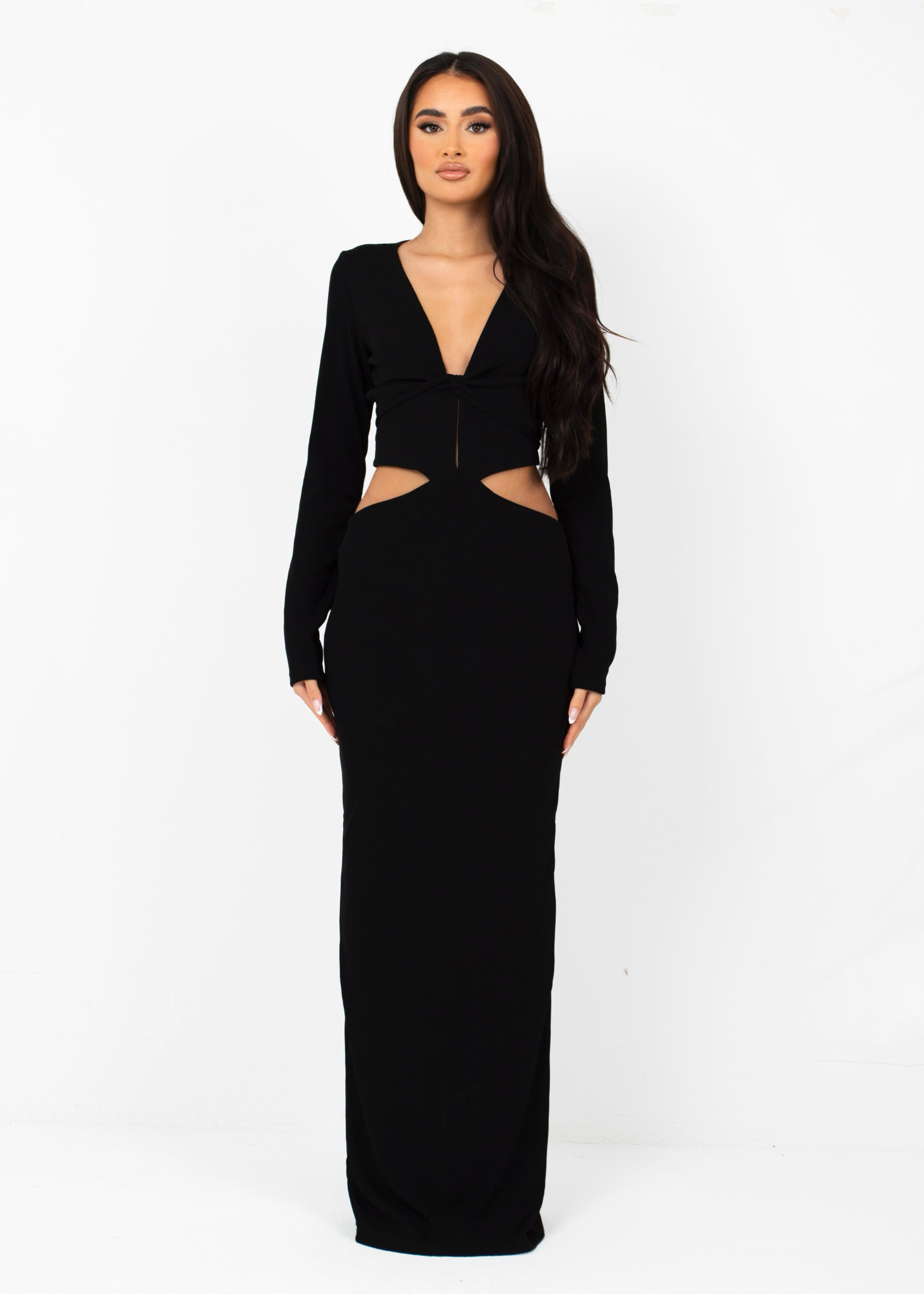 CHANTELLA - Black Maxi Dress