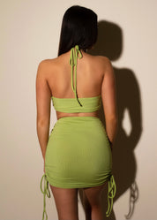 EMILY - Green Top & Skirt Co Ord