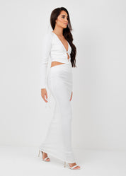 CHANTELLA - White Maxi Dress