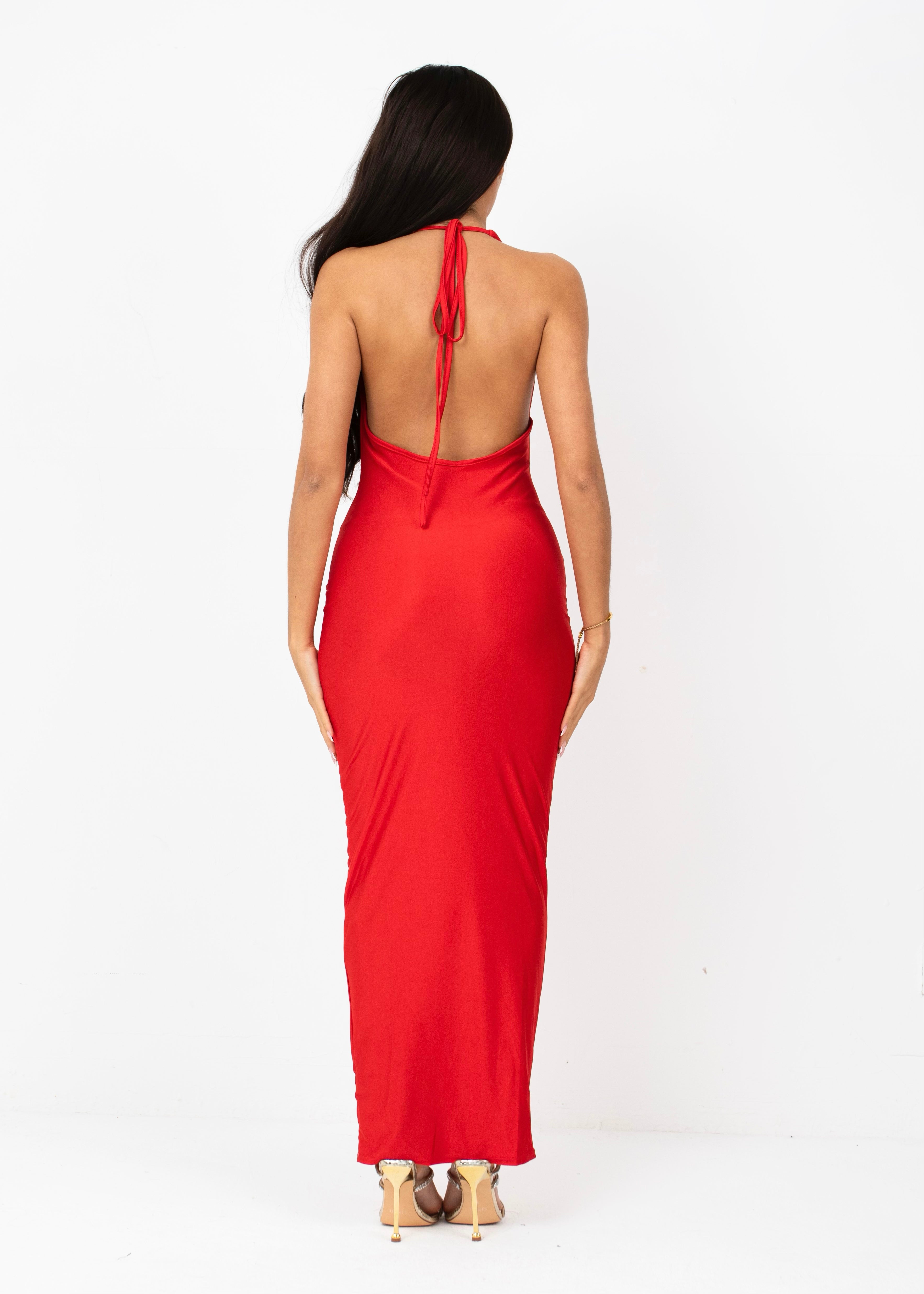 MARIELLA - Red Maxi Dress