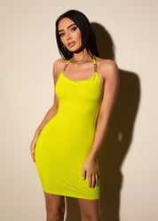 ADDISON - Yellow Bodycon Dress - SALE