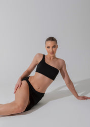 VIVICA - Black Asymmetric Two Piece