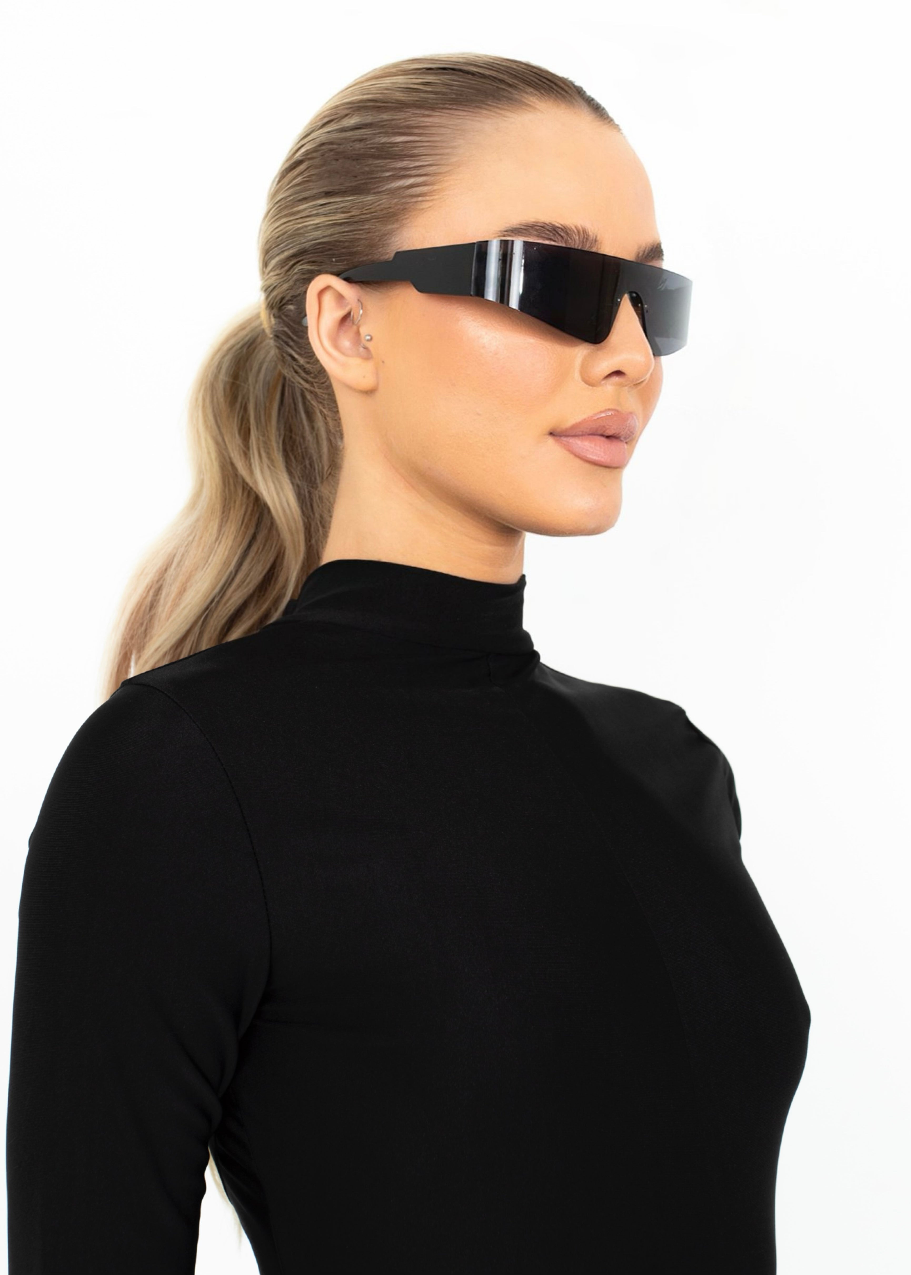 GRACE - Black Jumpsuit Long Sleeves