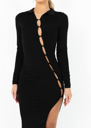 ANGEL - Black Maxi Dress