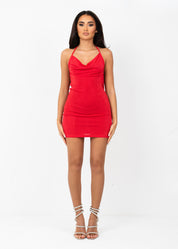 CAMILLA - Red Mini Dress