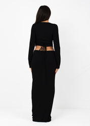 CHANTELLA - Black Maxi Dress