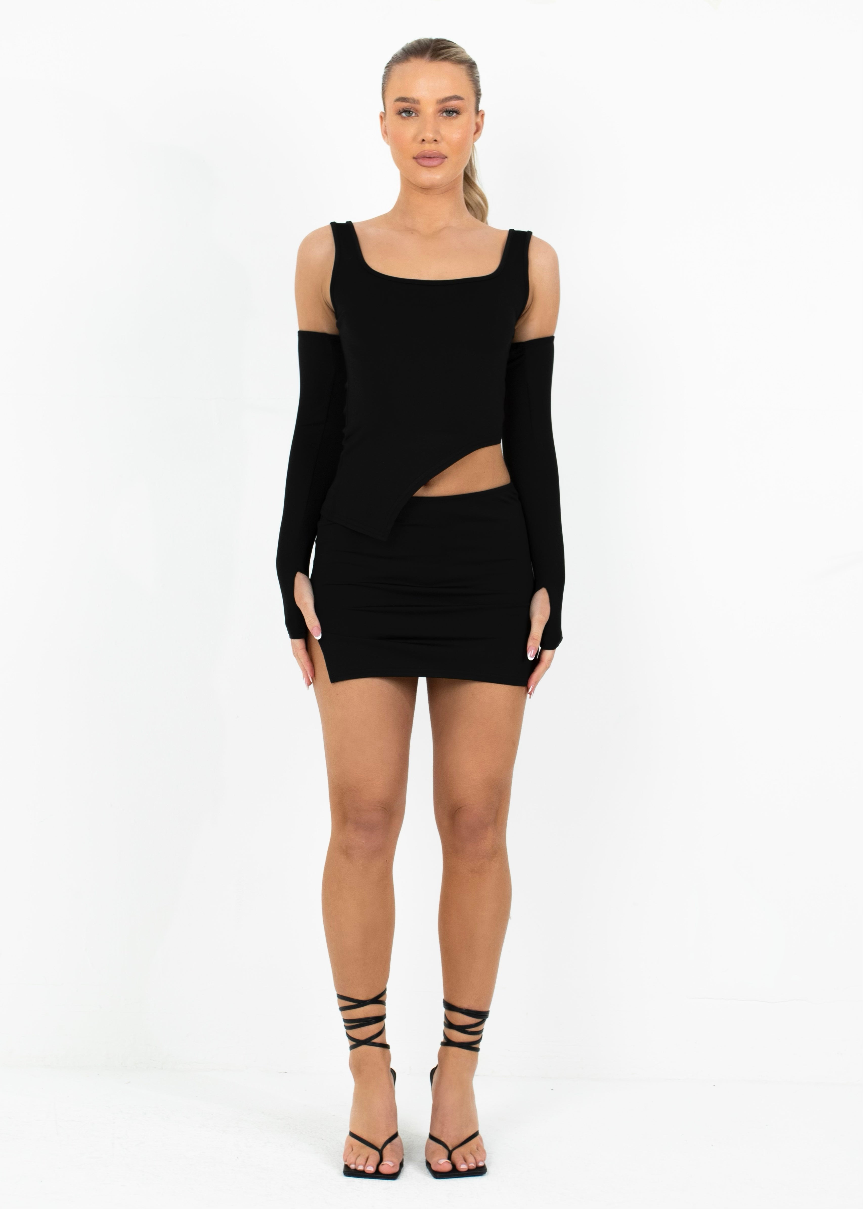 KAI - Black Two Piece Dress - SALE