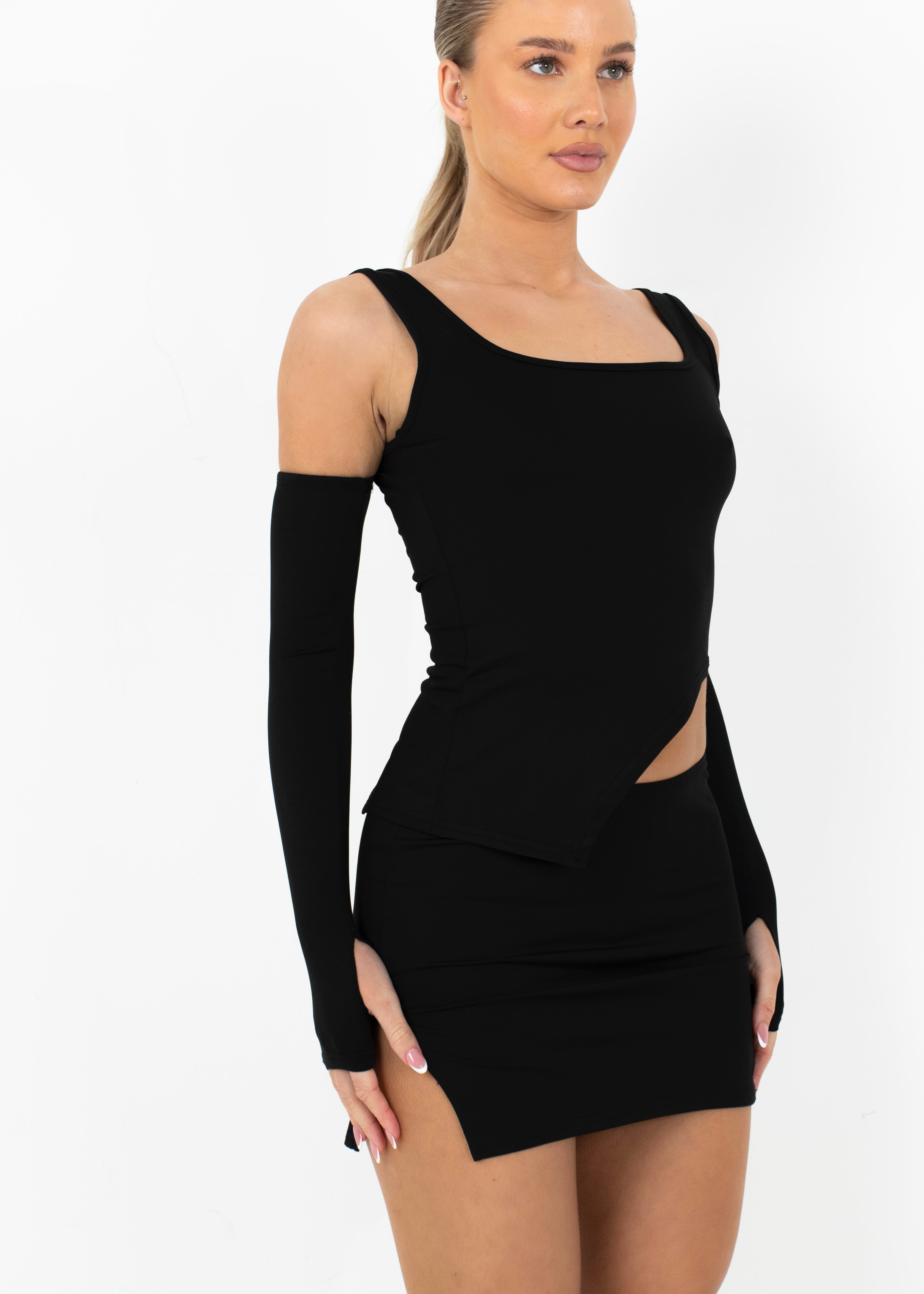 KAI - Black Two Piece Dress - SALE