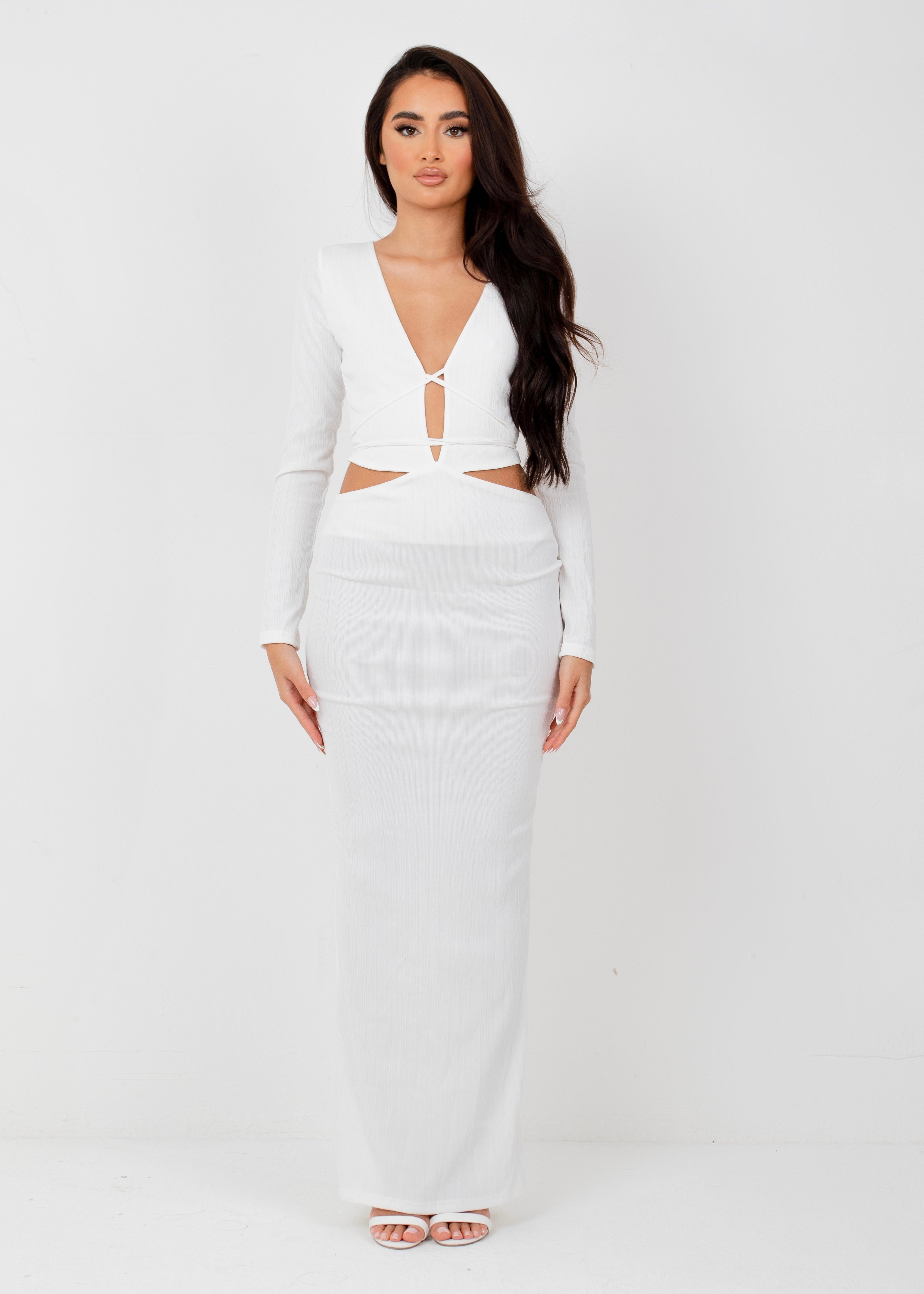 CHANTELLA - White Maxi Dress