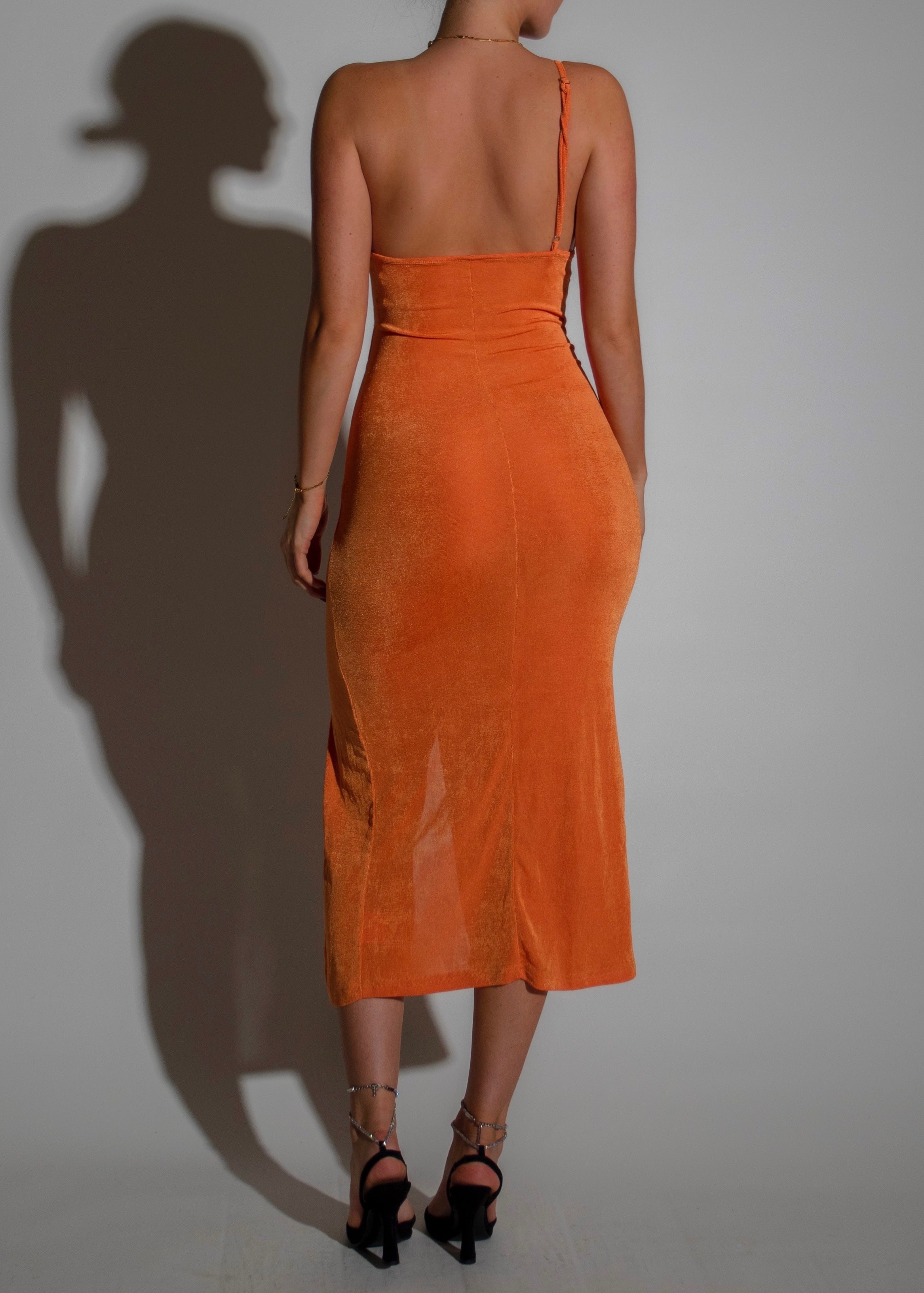 ABI - Orange Maxi Dress