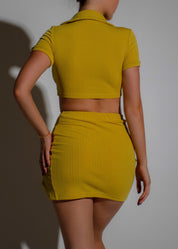 CARLY - Yellow Two Piece