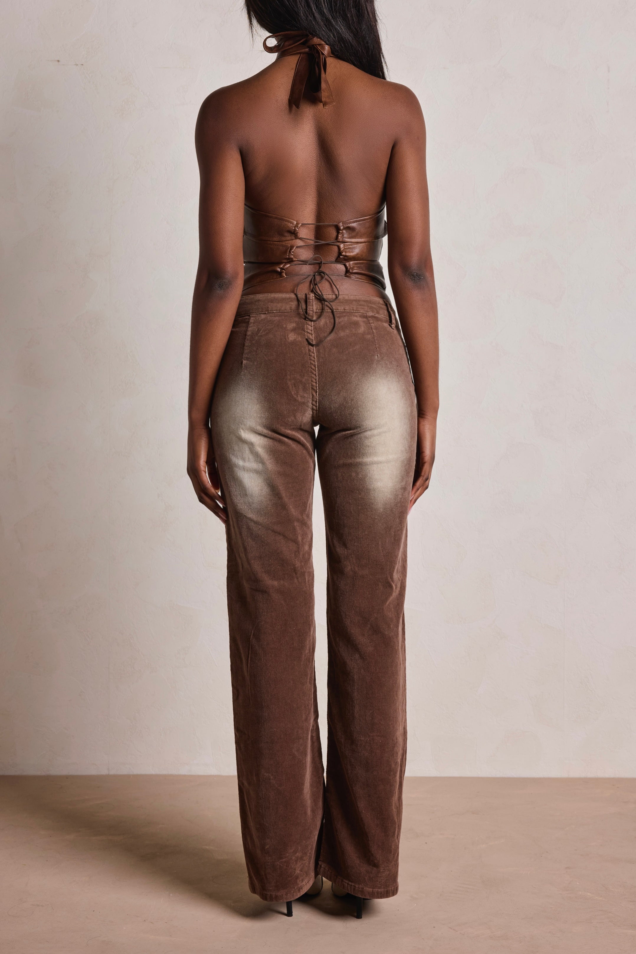 THE FAUX LEATHER TOP
