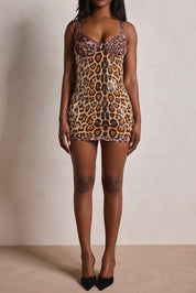 THE LEOPARD MINI DRESS