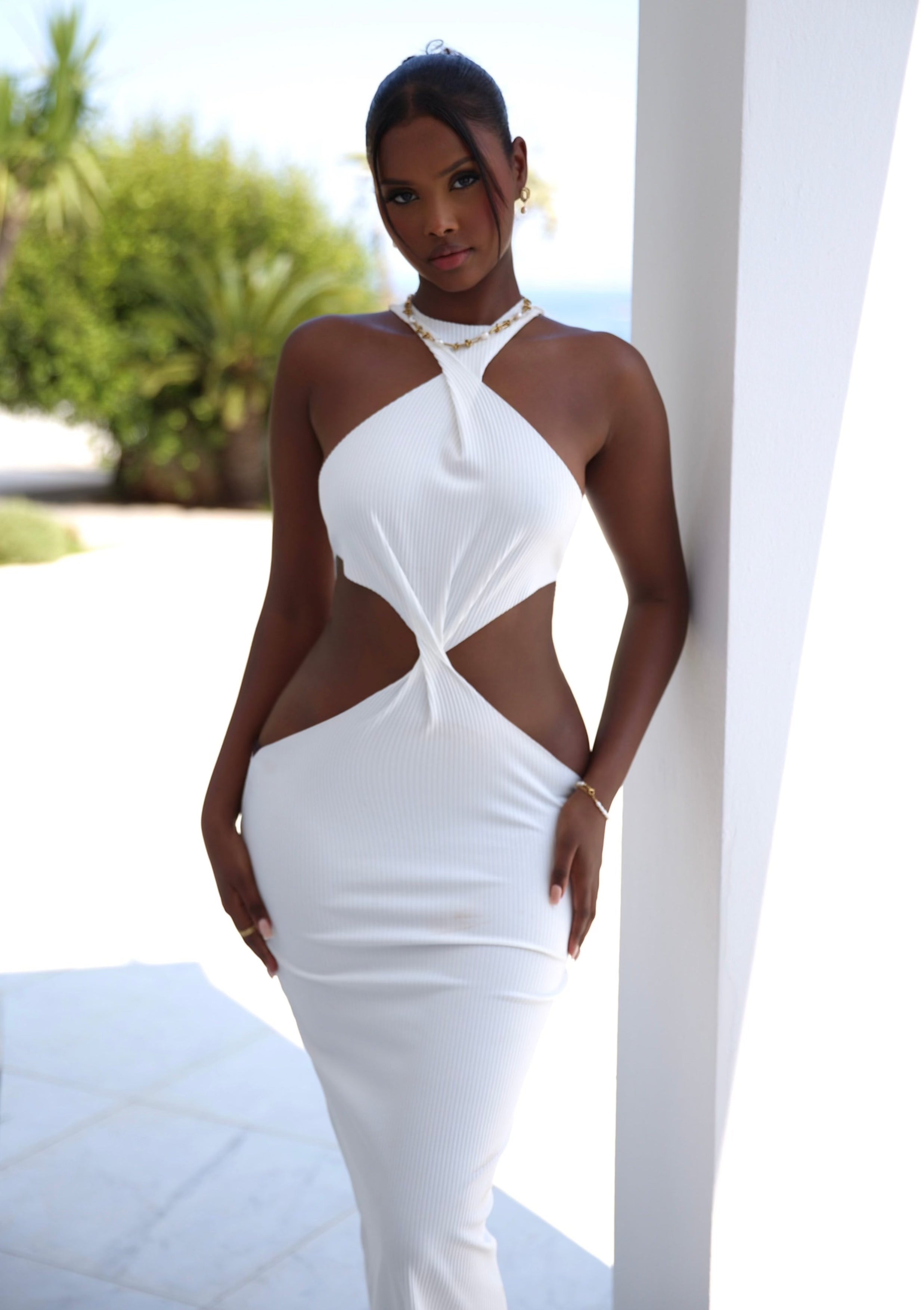 ODETTA - White Maxi Dress