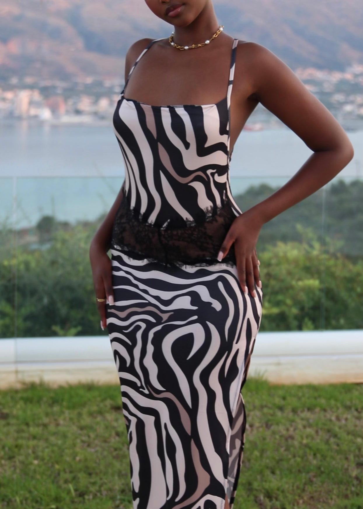 GEE - Zebra Maxi Dress