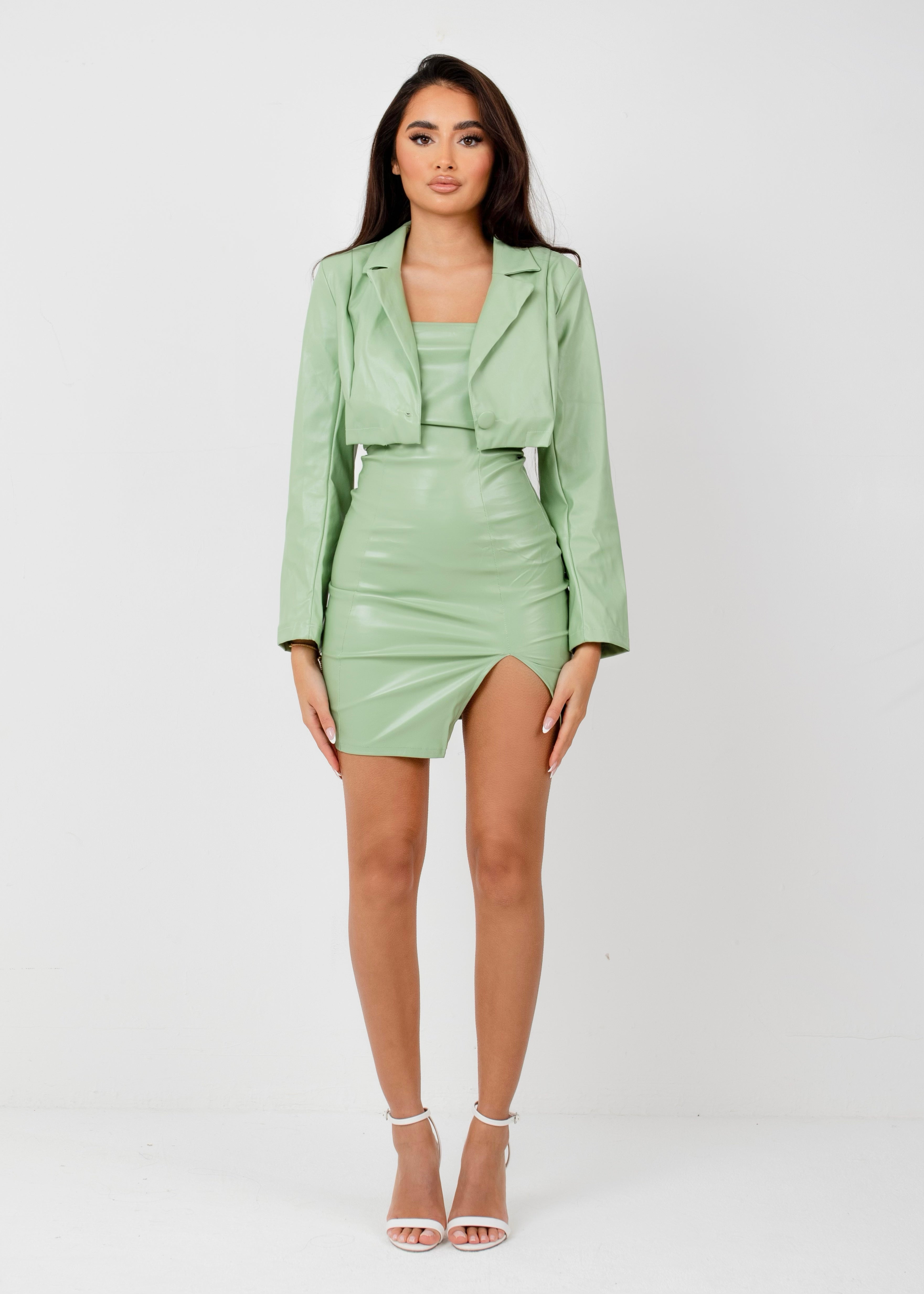 JOIE - Green Dress & Crop Jacket - SALE