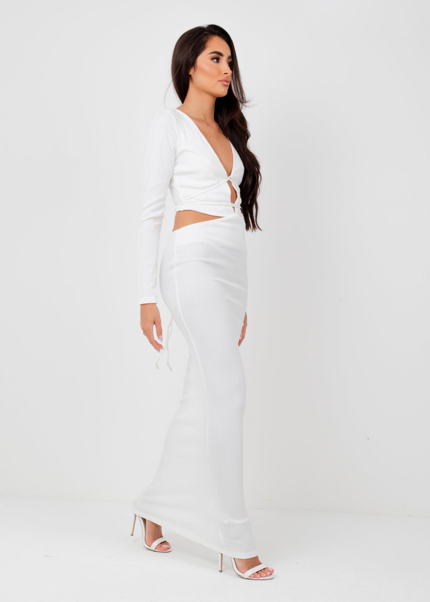 CHANTELLA - White Maxi Dress