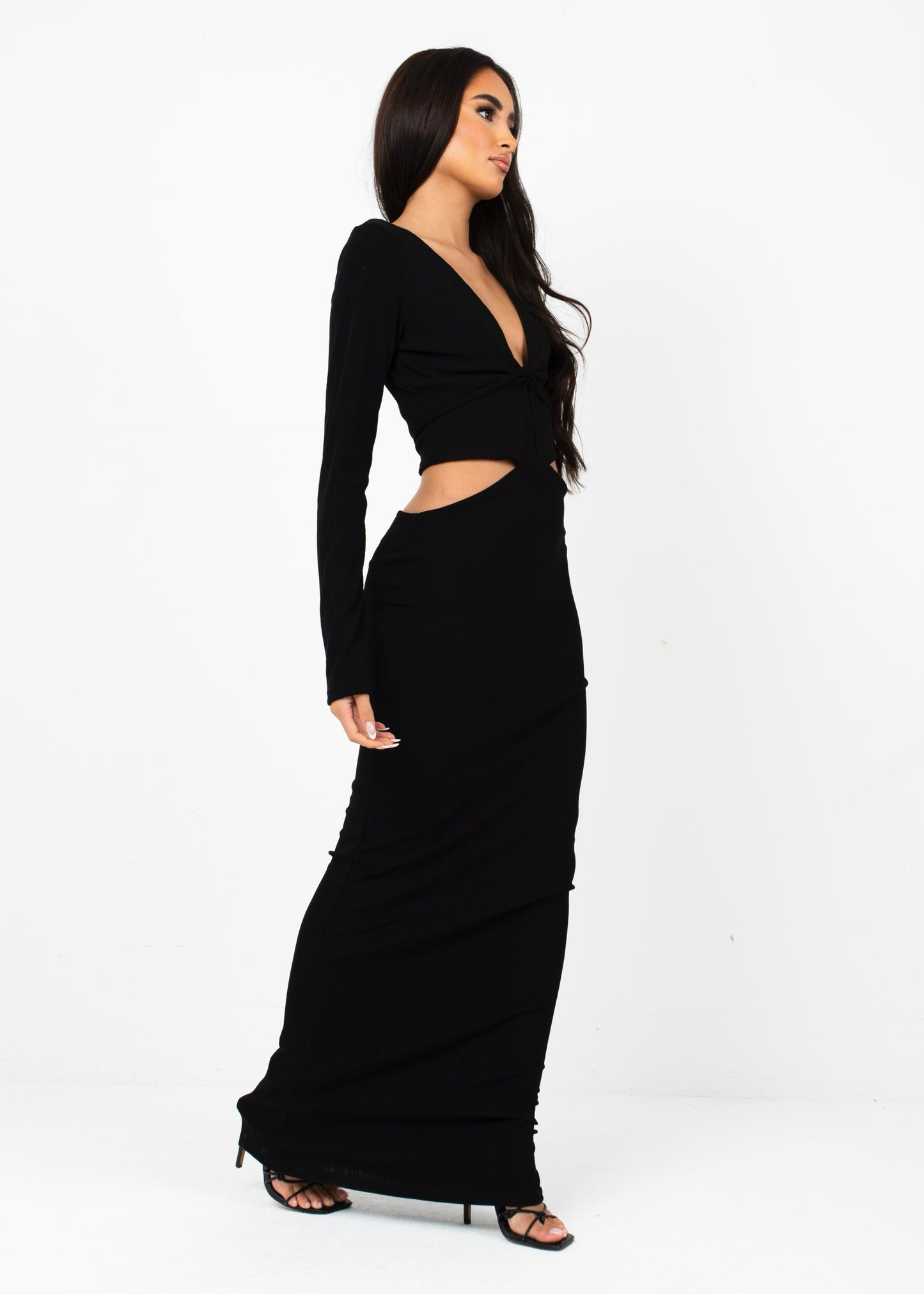 CHANTELLA - Black Maxi Dress