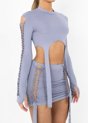 CAMI - Grey Cut Out Two Piece