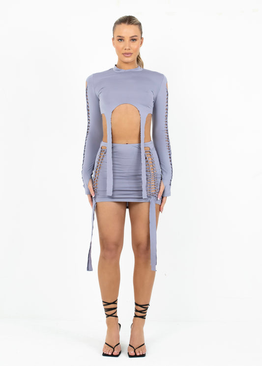 CAMI - Grey Cut Out Two Piece